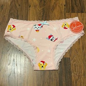 NWT Splendies HoliDoggies Nylon Bikini, size M